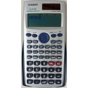 Casio FX-115 ES Display Advanced Scientific Calculator Solar Power TESTED